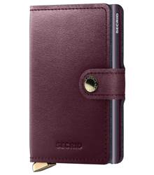 Secrid Premium Miniwallet Compact RFID Wallet - Dusk Bordeaux