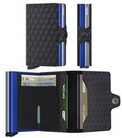 Secrid Twinwallet Compact Wallet - Titanium Blue Optical