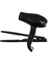 Silver Bullet Luxe Travel Set - Hair Dryer and Straightener - Black - 900494