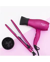 Silver Bullet Luxe Travel Set - Hair Dryer and Straightener - Pink