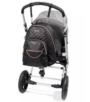 Easily attaches to stroller with removable stroller straps
