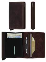 Secrid Slim wallet - Compact Wallet - Vintage Chocolate 