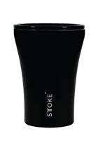 Sttoke Ceramic Reusable Coffee Cup 227ml - Luxe Black
