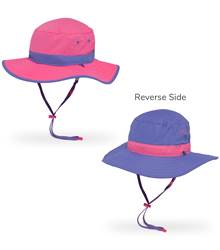Sunday Afternoon Hat Kids Clear Creek Boonie - Hot Pink / Iris (Large 5-12 years)