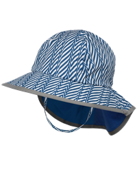 Baby - Kids Play Hat - Blue Electric Stripe