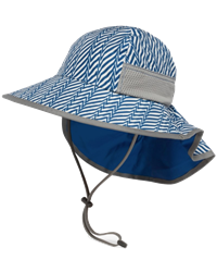 Youth - Kids Play Hat - Blue Electric Stripe