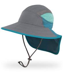 Sunday Afternoon Kids Ultra Adventure Hat - Cinder / Blue Mountain (Medium)