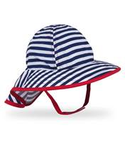 Sunday Afternoons Infant Sunsprout Hat - Navy / White Stripe (6 - 12 Months)
