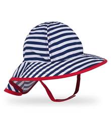  Sunday Afternoons Infant Sunsprout Hat - Navy / White Stripe (6 - 12 Months)