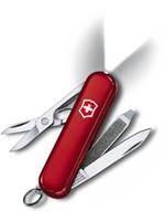 Victorinox SwissLite - Classic Pocket Knife with LED light - Red