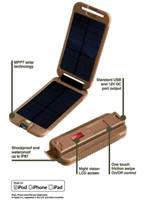 Tactical Extreme Power Monkey (NEW DC 5V + 12V) : Portable Charger : Solar / Mains / USB : Coyote : Powertraveller - PTTACPMEXT010CB