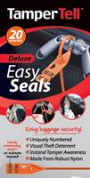 TamperTell Luggage Deluxe Security Seals : 20 Pack