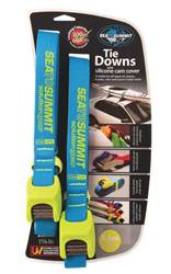 Tie Down with Silicon Cam Cover (2 per Pack) - 3.5m - Lime : Sea to Summit
