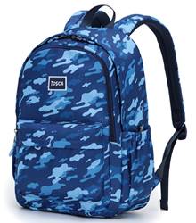 Tosca Camo Kids Backpack 21.6L - Navy
