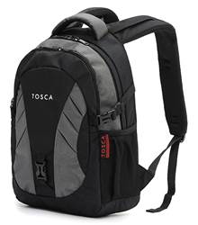 Tosca Casual 20L Backpack - Black / Grey