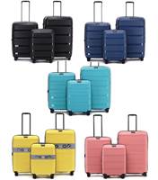 Tosca Comet 4-Wheel Expandable Luggage Set of 3 - Small, Medium and Large