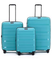 Tosca Comet 4-Wheel Expandable Luggage Set of 3 - Teal (Small, Medium and Large)