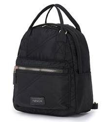 Tosca Harlow Mini Utility Bag - Black Stitch