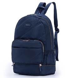 Tosca Harlow Zip Away Backpack / Shoulder Bag - Navy Stitch