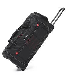 Tosca Jumbo 90 cm Wheeled Duffle Bag - Black / Red