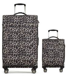 Tosca SO LITE 3.0 - 4-Wheel Spinner Case Set of 2 - Leopard (Carry-on and Large)