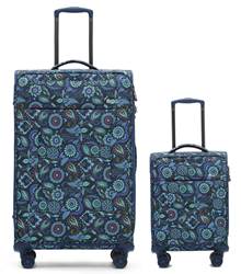 Tosca SO LITE 3.0 - 4-Wheel Spinner Case Set of 2 - Paisley (Carry-on and Large)
