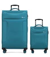 Tosca SO LITE 3.0 - 4-Wheel Spinner Case Set of 2 - Teal (Carry-on and Large)