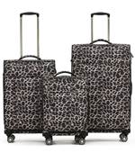 Tosca SO LITE 3.0 - 4-Wheel Spinner Case Set of 3 - Leopard (Small, Medium and Large)