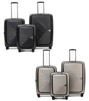 Tosca Space-X 4 Wheel Expandable Luggage Set of 3 - Small, Medium and Large
