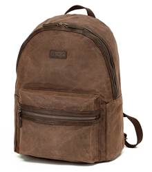 Tosca Waxed Canvas Backpack - Brown
