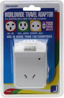Travel Plug Adaptor with USB Charger: AU to Worldwide Product image