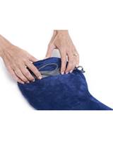 Plush washable cover with memory foam inserts