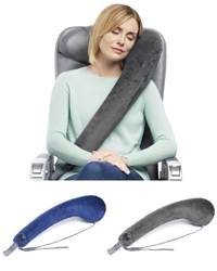 Travelrest All-In-One Ultimate Inflatable Travel Pillow and Cover with Memory Foam