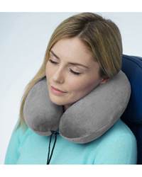 Made of thermo-sensitive memory foam that aligns head and neck, offering support