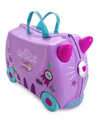 Trunki Cassie Cat - Ride on Suitcase / Luggage - Carry-on Bag - Purple