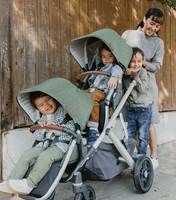 Numerous configuration possibilities with the Toddler Seat or PiggyBack Board.