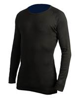 360 Degrees Unisex Polypro Active Thermal Underwear - Long Sleeved Top - Small / Black