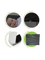 Vee Bee Amado Travel and Play Cot / Port-a-Cot - Black - N9560