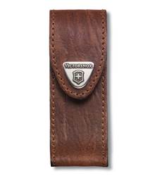 Victorinox 10 cm Leather Belt Pouch For 2 - 4 Layer Knives - Brown