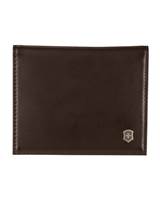  Victorinox Altius Edge Peano Leather Compact Wallet with RFID Protection - Dark Earth