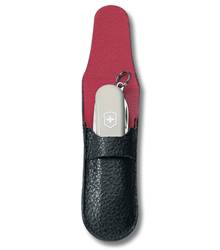 Victorinox Black Leather Case for Classic Swiss Army Knife