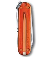 Victorinox Classic SD Translucent Swiss Army Knife - Fire Opal - 35964