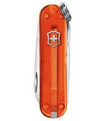 Victorinox Classic SD Translucent Swiss Army Knife - Fire Opal