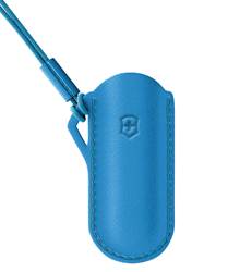Victorinox Classic Swiss Army Knife Leather Pouch - Summer Rain (Blue)