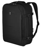 Victorinox Crosslight Boarding Bag Expandable Backpack with 15.6" Laptop Compartment - Black