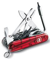 Swiss made pocket knife with 39 functions