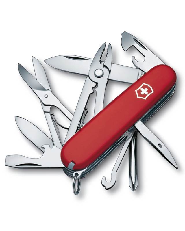 Victorinox Deluxe Tinker - Swiss Army Knife - Red