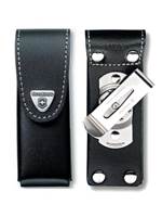 Victorinox Leather Belt Pouch with Rotating Clip - For LockBlade and Tools - Black
