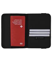 Holds passport, ID and credit cards