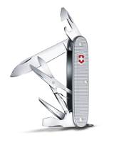 Swiss made pocket knife with 9 functions and high-grade Alox scales